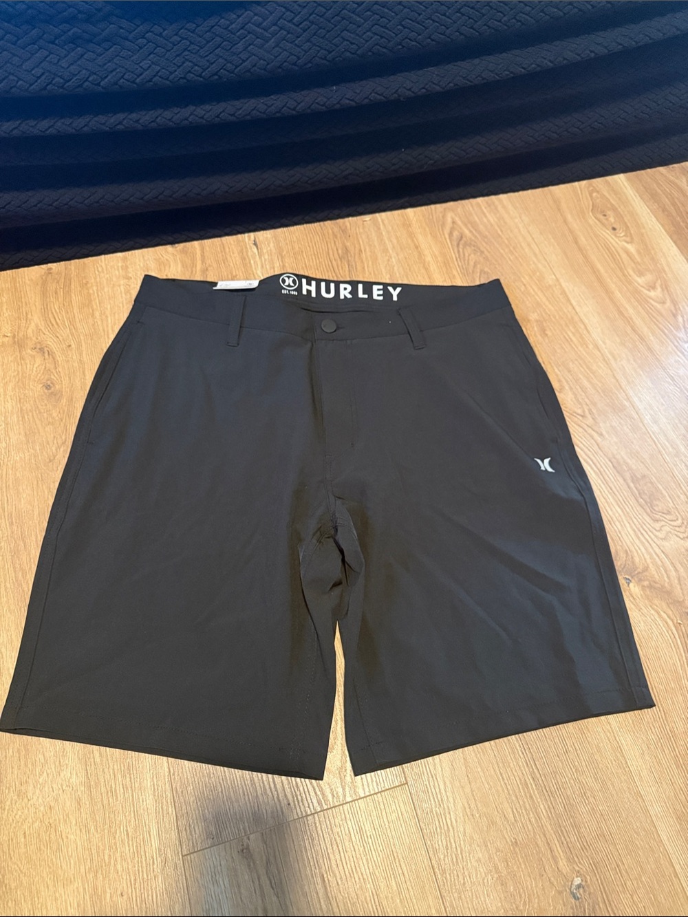 Hurley Men's Black Athletic Hybrid Shorts